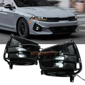 Fog Lamp LED DRL Daytime Running Light Fog Lights For 21-2024 Kia K5 GT/GT-Line - Bild 1 von 7