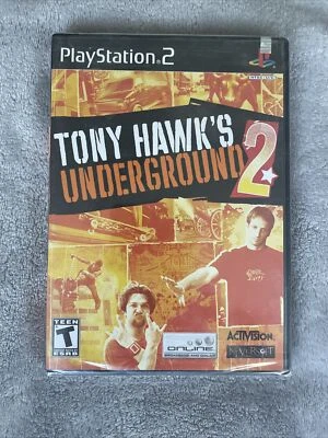 TONY HAWK'S UNDERGROUND 2, FACTORY SEALED BRAND NEW Y Fold UPC Black Label! - Image 1 of 4