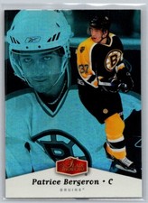 2006-07 FLAIR SHOWCASE HOCKEY 9 PATRICE BERGERON UPPER LEVEL BRUINS