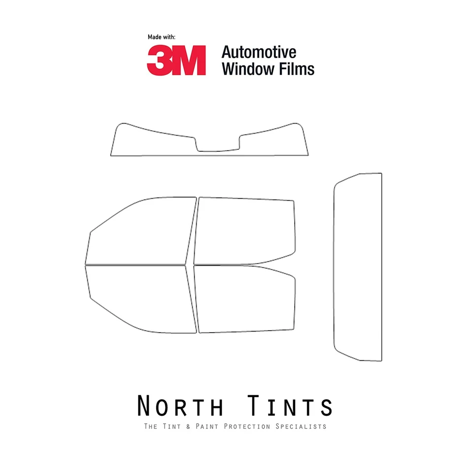 3M COLOR STABLE PreCut Window Tint Glass Film for Toyota Tundra 2024 Crew Max - Image 1 of 1