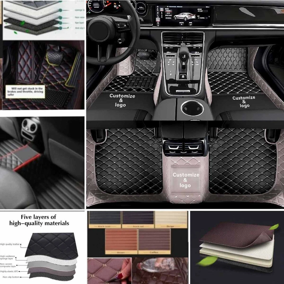 For Chrysler All Models Car Floor Mats Custom Waterproof Carpets Cargo liners Foto 1 de 4