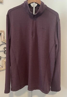 Orvis Pullover Mens XL Long Sleeve 1/4 Zip Lightweight Golf Fish Outdoors - Image 1 of 4