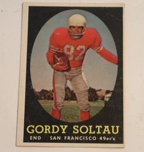 1958 Topps #130 Gordy Soltau Football 49ers - Picture 1 of 2
