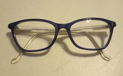 Monturas de gafas Morganthal Fredrics New York hechas a mano Japón Mila azul oscuro 53[]17 Foto 1 de 4