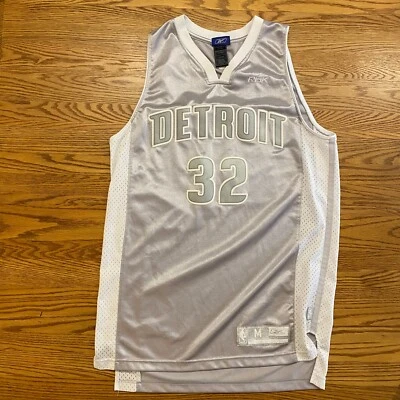 (M) - Camiseta Richard Hamilton Edición Limitada Plateada Reebok Detroit Pistons Foto 1 de 4