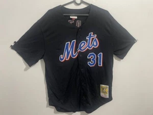 2000 Mike Piazza New York Mets MLB Alternate Black Jersey - Picture 1 of 6