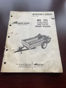 New Idea 215 Manure Spreader Operator’s Manual - Picture 1 of 3