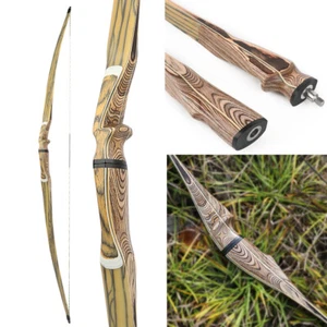 60" 62" 64" Takedown Longbow 20-50lbs Wooden Riser Traditional Archery Hunting - Picture 1 of 20