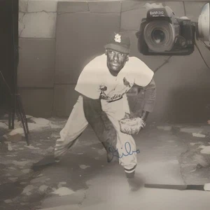 Bob Gibson 1969 Topps Series Special Printed Autograph Photo No. 29 Of 33 T.C.B. - Picture 1 of 2