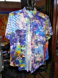 Robert Graham Lanley Short Sleeve Shirt Size 3XL New with tags - Picture 1 of 13