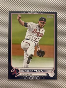 2022 Topps Series 1 #3 Huascar Ynoa - Royal Blue Parallel  