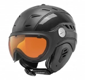 Skihelm mit Visier Slokker Bakka Schwarz L 57 bis 59 cm - Picture 1 of 1