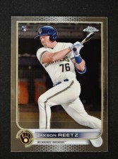 2022 Topps Chrome Base #157 Jakson Reetz - Milwaukee Brewers