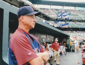 TERRY FRANCONA BOSTON RED SOX 04, 07 WS CHAMPS ACTION SIGNED 8x10 - Picture 1 of 1