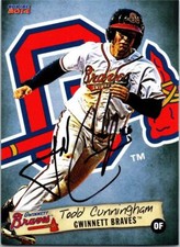 Todd Cunningham autographed Baseball Card (Gwinnett Braves) 2014 Choice #6