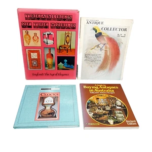 Antiques Collecting Book Bundle Lot Guide Clocks Furniture Treasures Australian - Picture 1 of 11