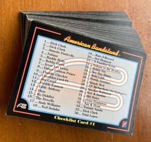 AMERICAN BANDSTAND TRADING CARDS *FILL YOUR SET*FREE SHIP*  NM SHAPE DICK CLARK