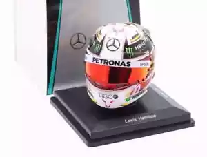 MODELLINO CASCO BELL HELMET 1:5 SPARK F1 MERCEDES LEWIS HAMILTON MEXICO GP 2018 - Foto 1 di 11
