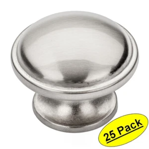 *25 Stück* Cosmas Schrank Hardware Satin Nickel Runde Schrankknöpfe #6239SN - Bild 1 von 1