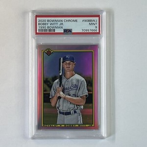 2020 bowman chrome refractor bobby witt jr. 1990 Bowman #90B-BWJ PSA 9 Mint