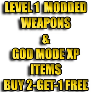 PS4 PS5 - Borderlands 3 Level 1 Modded Weapons & God Mode XP Items - Bild 1 von 53