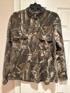 Vintage Woolrich Realtree Hardwoods Camo Mens Medium Long Sleeve Shirt Hunting - Picture 1 of 6