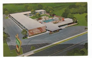 Holiday Inn of Jacksonville, Florida Vintage Postkarte / Kunstkarte / Interstate 95 - Bild 1 von 2