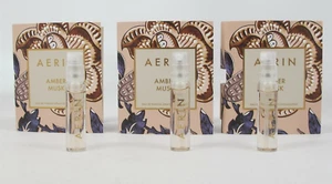 Lot 3 Aerin Amber Musk Eau De Parfum EDP Spray Perfume 1.5 ml Each - Picture 1 of 4