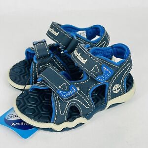 Timberland  Adventure Seeker 2 Strap Toddler Sandals  Size 4M Navy With Box