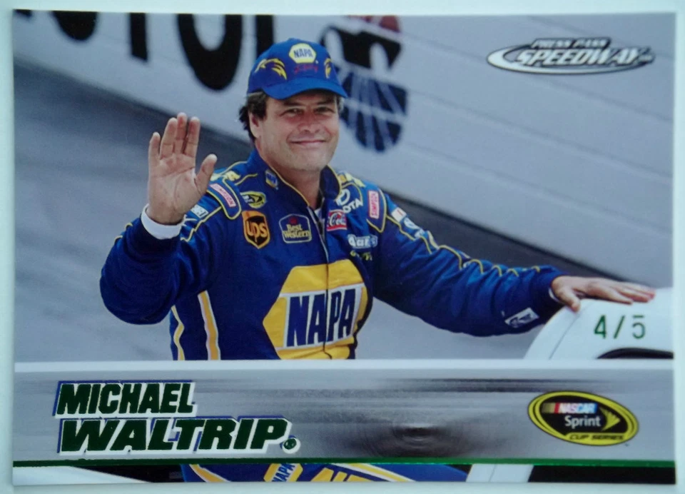 2008 Press Pass Speedway MICHAEL WALTRIP Preview Rare SP #/5 - Image 1 of 1