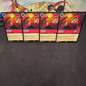 Gaston Arrogant Hunter 115/204 Fabled Regular x4 (play set) - Picture 1 of 1