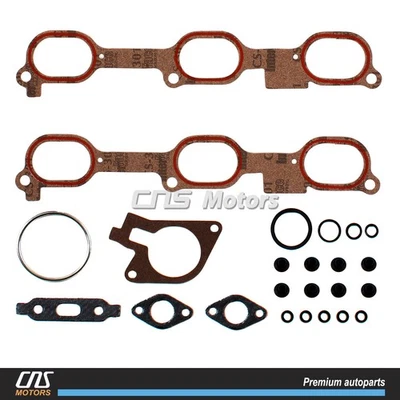 Manifold Gasket w/ seals For 96-05 Chevrolet Buick Pontiac Oldsmobile 3.1 3.4L Foto 1 de 2