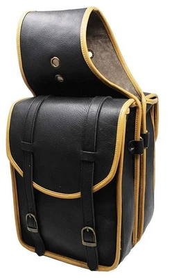 Trail fait main en cuir de qualité supérieure avec sac de selle western Pipin... - Photo 1/3