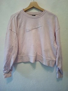 Nike Cropped Sweater Gr. S Rosa - Damen Pink Pullover - Bild 1 von 8