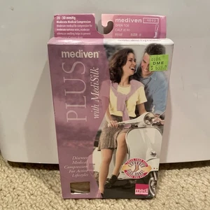 Mediven Plus 10302 Gr. II EW Beige Calf Open Toe 20-30 mmHg Kompressionsstrümpfe - Bild 1 von 4