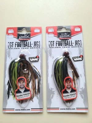 Plantilla de fútbol Molix GT 1/2 OZ (lote de 2) Missouri Craw Foto 1 de 2