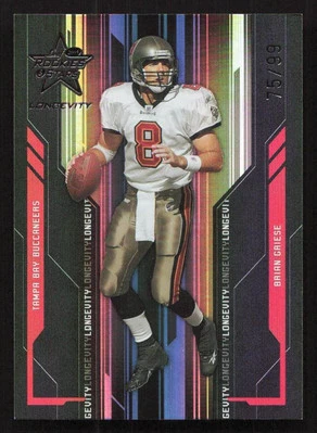 2005 Leaf Rookies & Stars Longevity Brian Griese Black #/99 #89 Card - Image 1 of 2