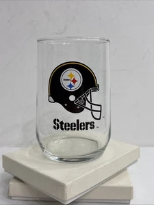 Pittsburgh Steelers Logo Barra Vidrio 4 3/4" Alto Coleccionistas Repuesto Usado - Imagen 1 de 7