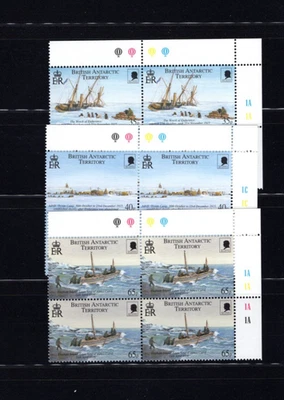 British Antarctic BAT 285-87 Ships 2000 bloques de placas de 4 VF MNH juego completo SP Foto 1 de 2