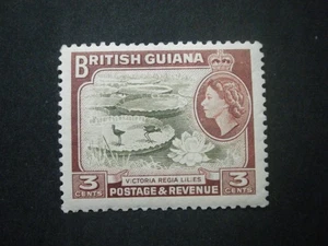 British Guiana QEII 1954 3c braun-oliv & rotbraun SG333 UM/MNH - Bild 1 von 2