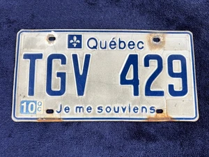 License Plate Quebec Canada TGV 429 Je Me Souviens Garage Decor Man Cave Cars - Picture 1 of 4