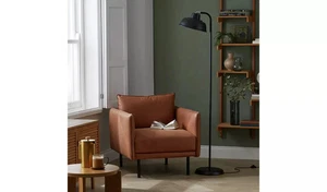 Habitat Benson Lampada da Terra Regolabile - Nero - Foto 1 di 6