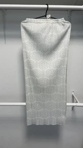 Pleats Please Issey Miyake Vintage Long Gray Chinese Print Skirt Size 4 - Picture 1 of 7