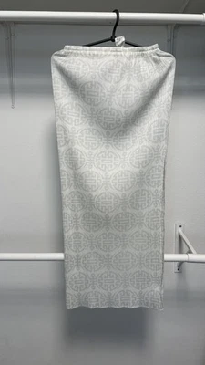 Falda Plisada Please Issey Miyake Vintage Larga Gris Estampado Chino Talla 4 Foto 1 de 4