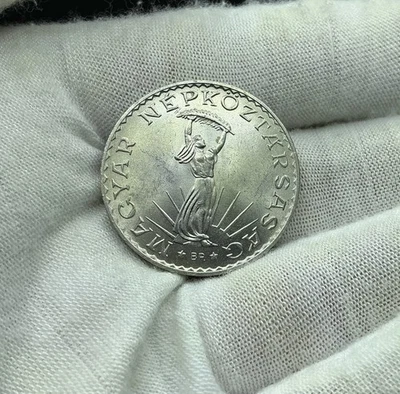 1972 Hungary 10 Forint Vintage UNC Coin KM 595 E271 - Image 1 of 2