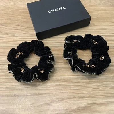 New Chanel Beauty Parfums GWP VIP Gift  2X Hair Tie Band Scrunchie - Image 1 of 4