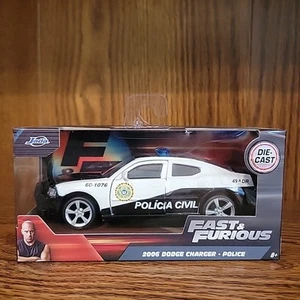 Fast & Furious 2006 Dodge Charger Police 1/32 Diecast Hollywood Rides JADA - Picture 1 of 6