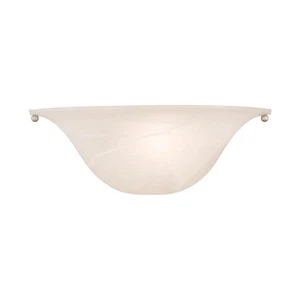 Livex Lighting Wynnewood 1 Light Wall Sconce Satin Nickel Finish - Picture 1 of 8
