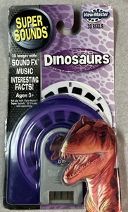 Super Sounds DINOSAURI 3D Storie View-Master Confezione 3 Mulinelli Nuovo H4641 - Foto 1 di 7