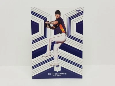 2023 Panini Chronicles #24 Hunter Brown, Houston Astros (RC) - Vertex Insert - Image 1 of 2